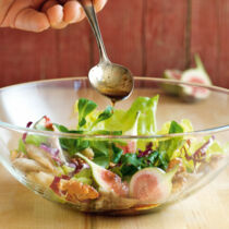 Herbstlicher Blattsalat mit Feigen