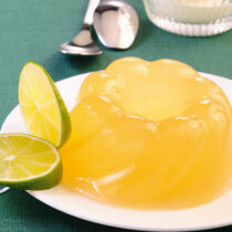 Limetten-Wackelpudding