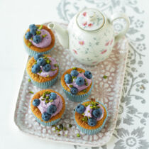 Pistazien-Cupcakes mit Mascarpone