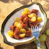 Salsicce in Rotwein Salsicce in Rotwein