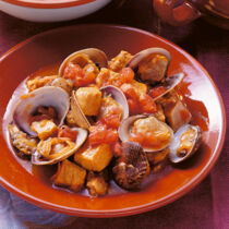 Schweinefleisch mit Muscheln Schweinefleisch mit Muscheln