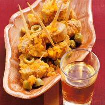 Schweinefleisch in Mandelsauce Schweinefleisch in Mandelsauce