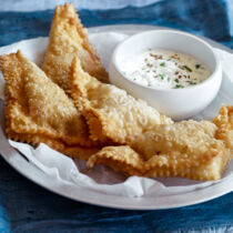 Samosas mit Brokkolifüllung