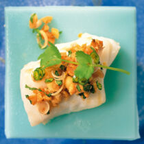 Kabeljau mit Koriandergrün Kabeljau mit Koriandergrün