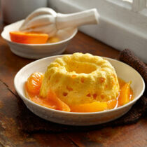 Grießflammeri mit Orangen-Mandarinen-Kompott Grießflammeri mit Orangen-Mandarinen-Kompott