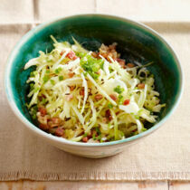 Bayrischer Krautsalat mit Speck
