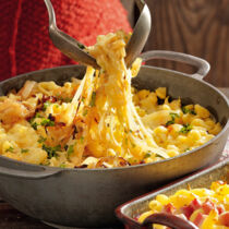 Käsespatzen mit Zwiebelschmelze