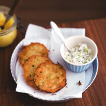 Reibekuchen mit Matjestatar Reibekuchen mit Matjestatar