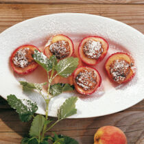 Gefüllte Pfirsiche