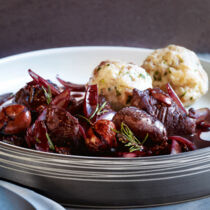 Hirschragout mit Feigen und Balsamico Hirschragout mit Feigen und Balsamico