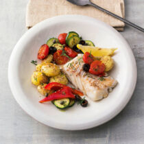 Ofenfisch mit Sesamkartoffeln