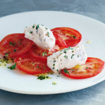 Tomaten mit Tofucreme Tomaten mit Tofucreme
