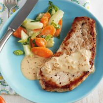 Schnitzel in Wei&szlig;weinsauce