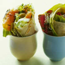 Lachs-Wraps