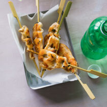 Hähnchenspieße für unterwegs