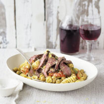 Kichererbsensauce mit Rinderfilet Kichererbsensauce mit Rinderfilet