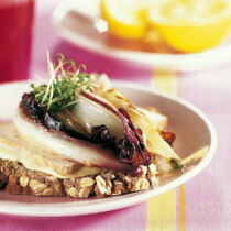 Brot mit gebratenem Chicorée