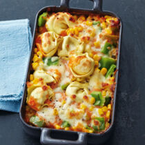 Buntes Tortellinigratin Buntes Tortellinigratin