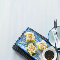 Chinesische Garnelen-Ravioli