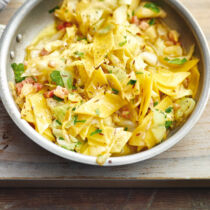 Krautfleckerl mit Speck Krautfleckerl mit Speck