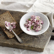 Fleischsalataufstrich mit Roter Bete