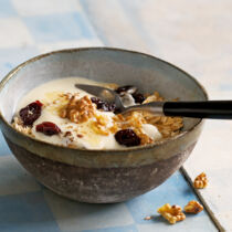 Hafermüsli mit Kirschen Hafermüsli mit Kirschen