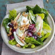 Waldorfsalat mit Weintrauben