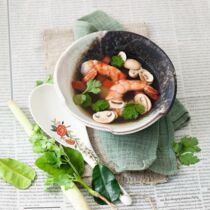 Garnelen-Zitronengras-Suppe