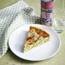 Spargelquiche mit Mascarpone