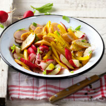 Wurstsalat mit Radieschen