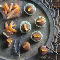 Lavendel-Orangen-Pralinen Lavendel-Orangen-Pralinen