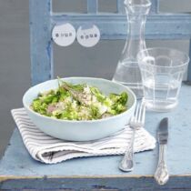 Couscoussalat mit Räucherforelle