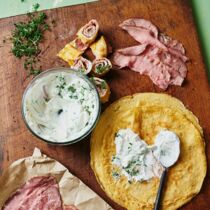 Roastbeef-Pfannkuchen Roastbeef-Pfannkuchen