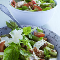 Spinatsalat mit Erdbeeren Spinatsalat mit Erdbeeren