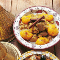 Geschmortes Lamm mit Kürbis Geschmortes Lamm mit Kürbis
