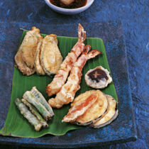 Gemüse-Garnelen-Tempura Gemüse-Garnelen-Tempura