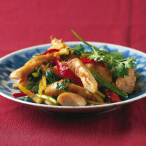 Scharfes Ingwerhähnchen