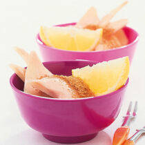 Apfel-Birnen-Salat mit Nusssauce Apfel-Birnen-Salat mit Nusssauce