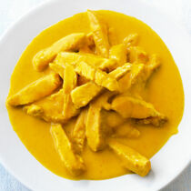 Putenbrust in Currysauce