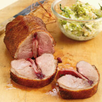 Rollbraten Von Der Gänsebrust Rollbraten Von Der Gänsebrust