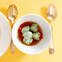 Ricottaklößchen mit Rucola