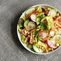 Salat für den kleinen Hunger