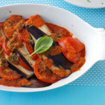 Auberginen-Tomaten-Auflauf Auberginen-Tomaten-Auflauf