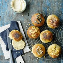 Lupinen-Frühstücksbrötchen