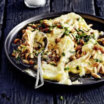 Käse-Kartoffelpüree mit Nussbutter Käse-Kartoffelpüree mit Nussbutter