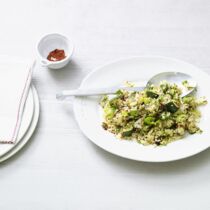 Hot-Tabouleh mit Zucchini