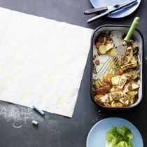 Gratiniertes Senfhähnchen Gratiniertes Senfhähnchen