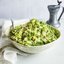 Grüner Bulgur mit zweierlei Bohnen