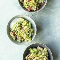 Hirse-Rohkost-Müsli mit Joghurt