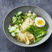 Rettich-Pak-Choi-Ramen